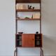 Meuble de rangement, bibliothèque scandinave en teck Ergo, 1960