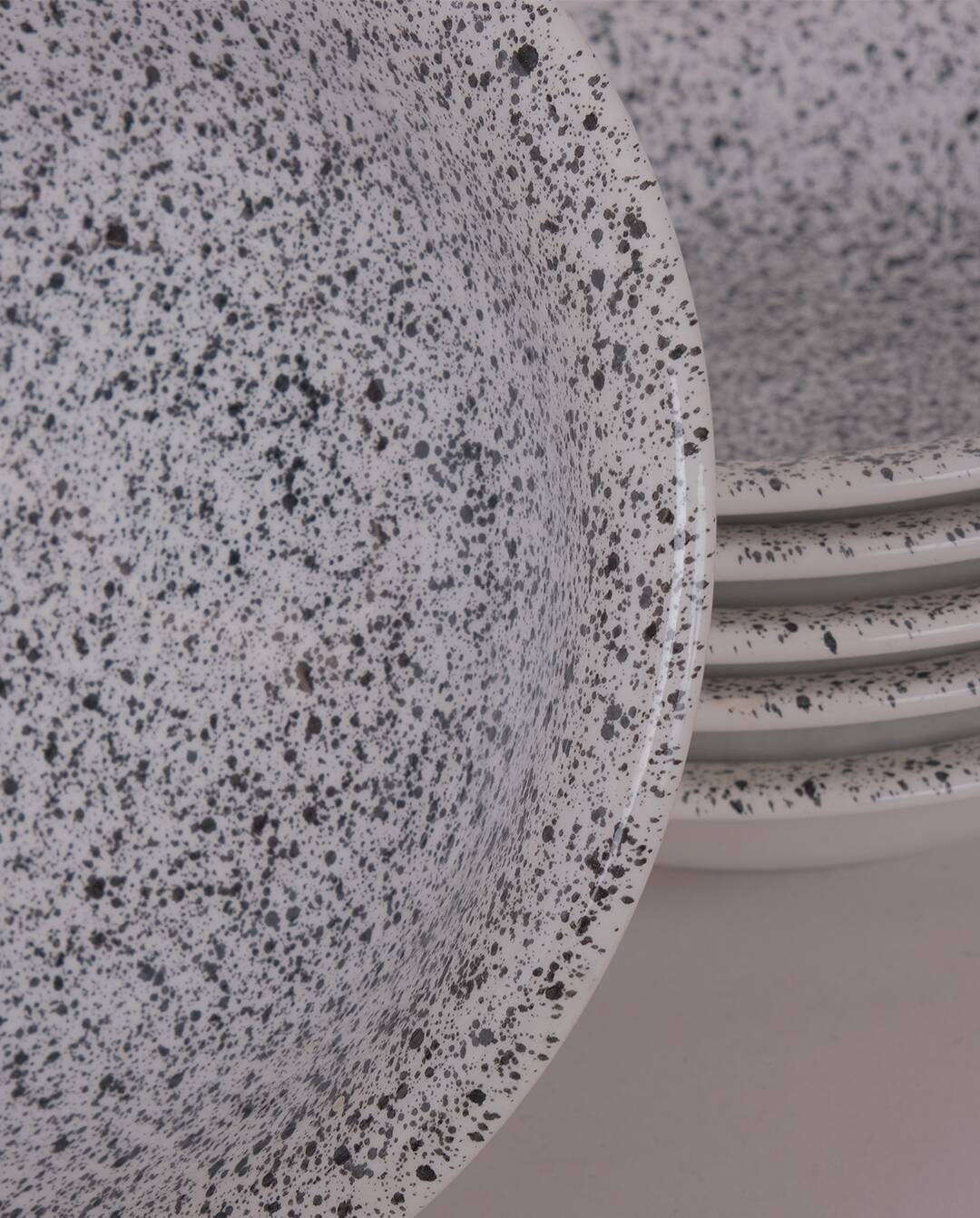 Speckled deep plates x6