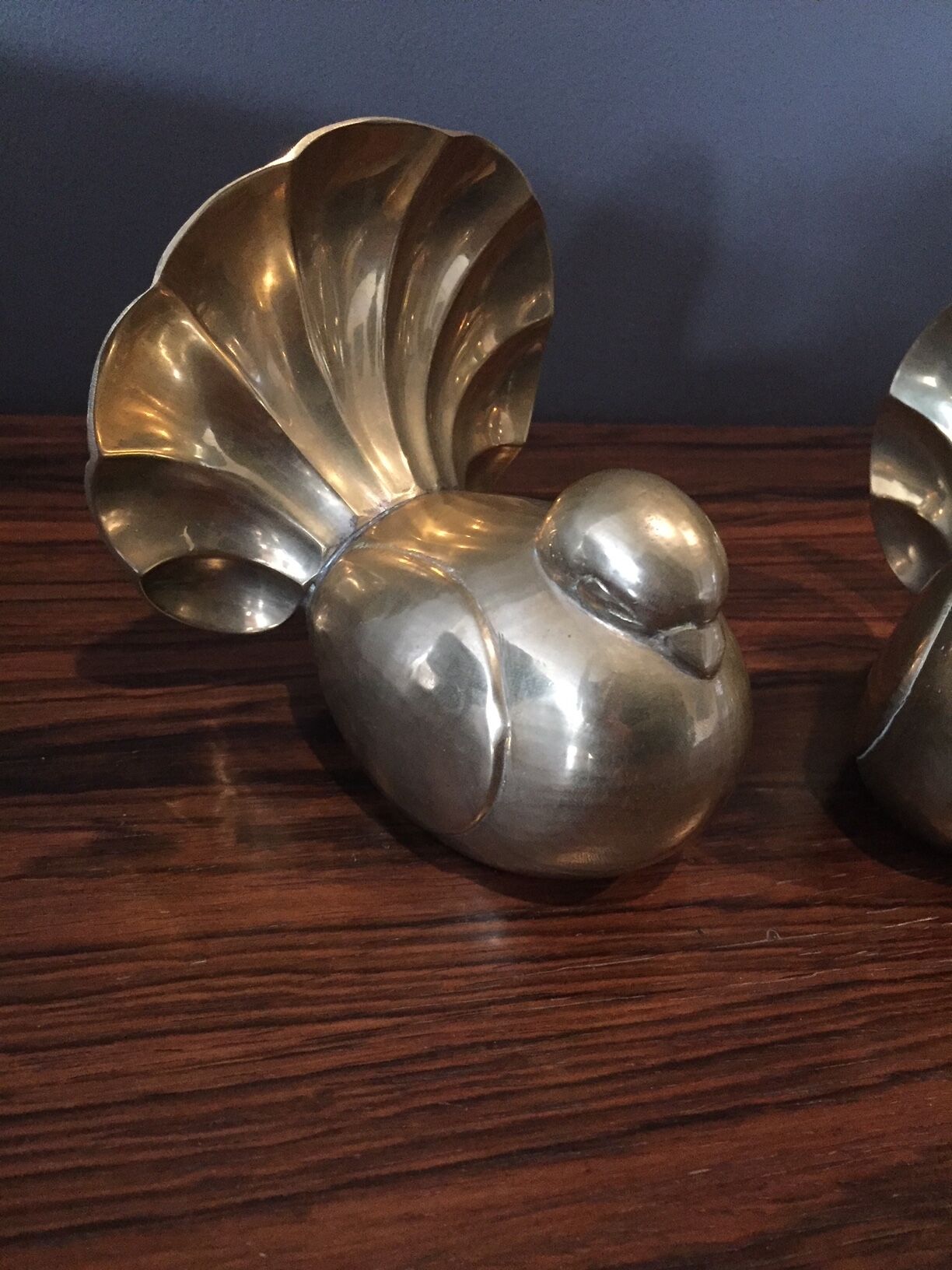 Press paper Peacock brass