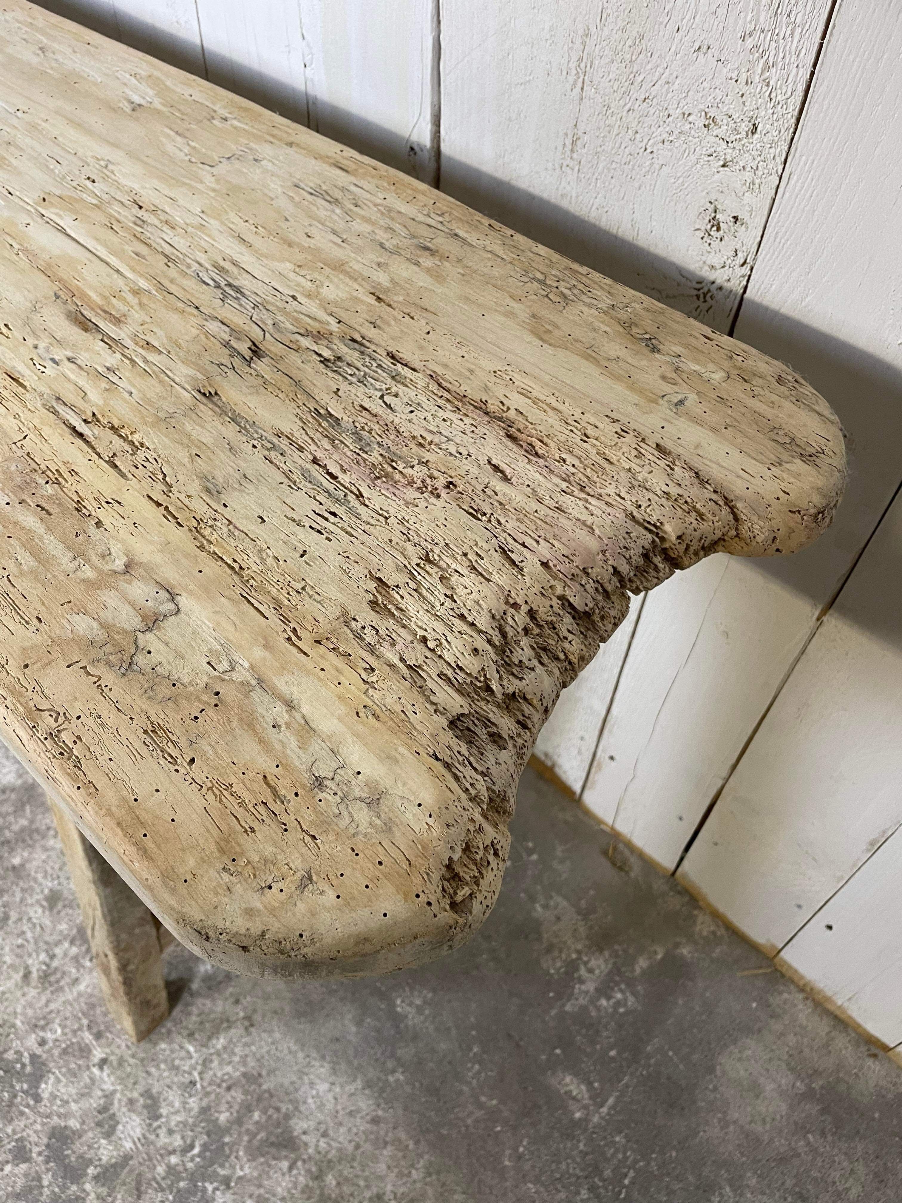 Established raw wood