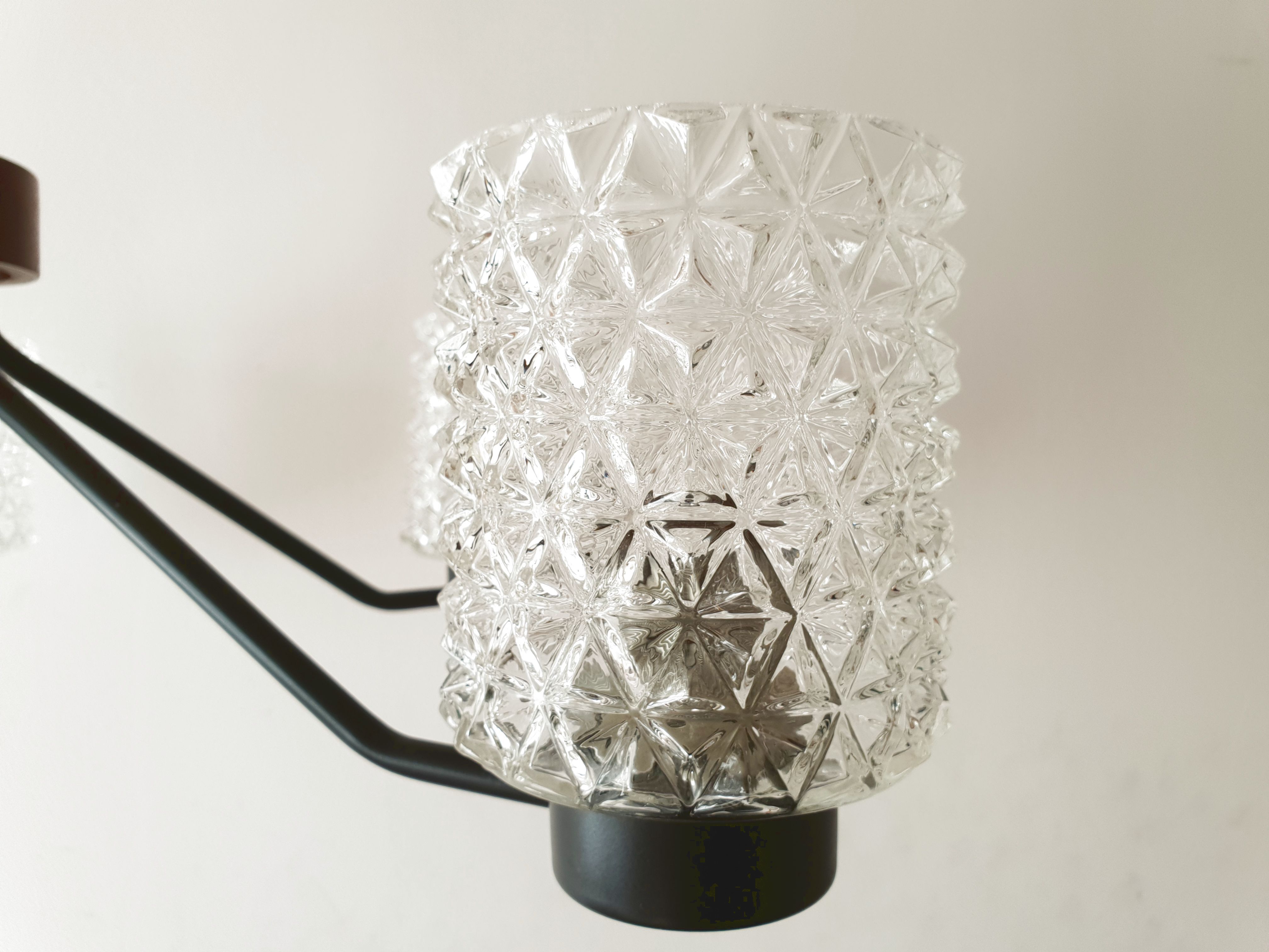 Scandinavian vintage chandelier 1960