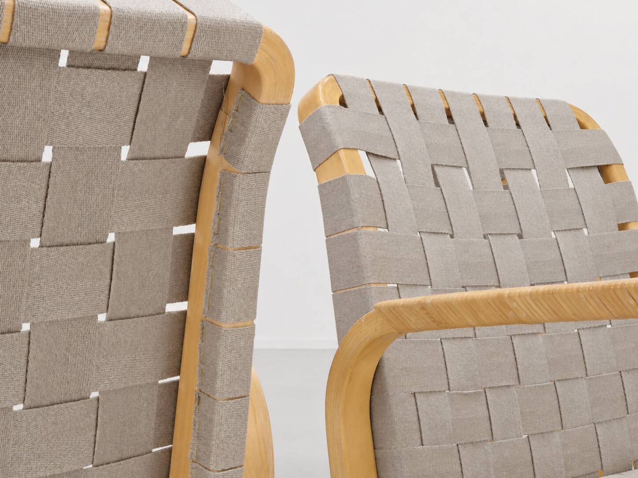 Model 45 Lounge Chairs by Alvar Aalto for Artek, 1970s, Set of 4