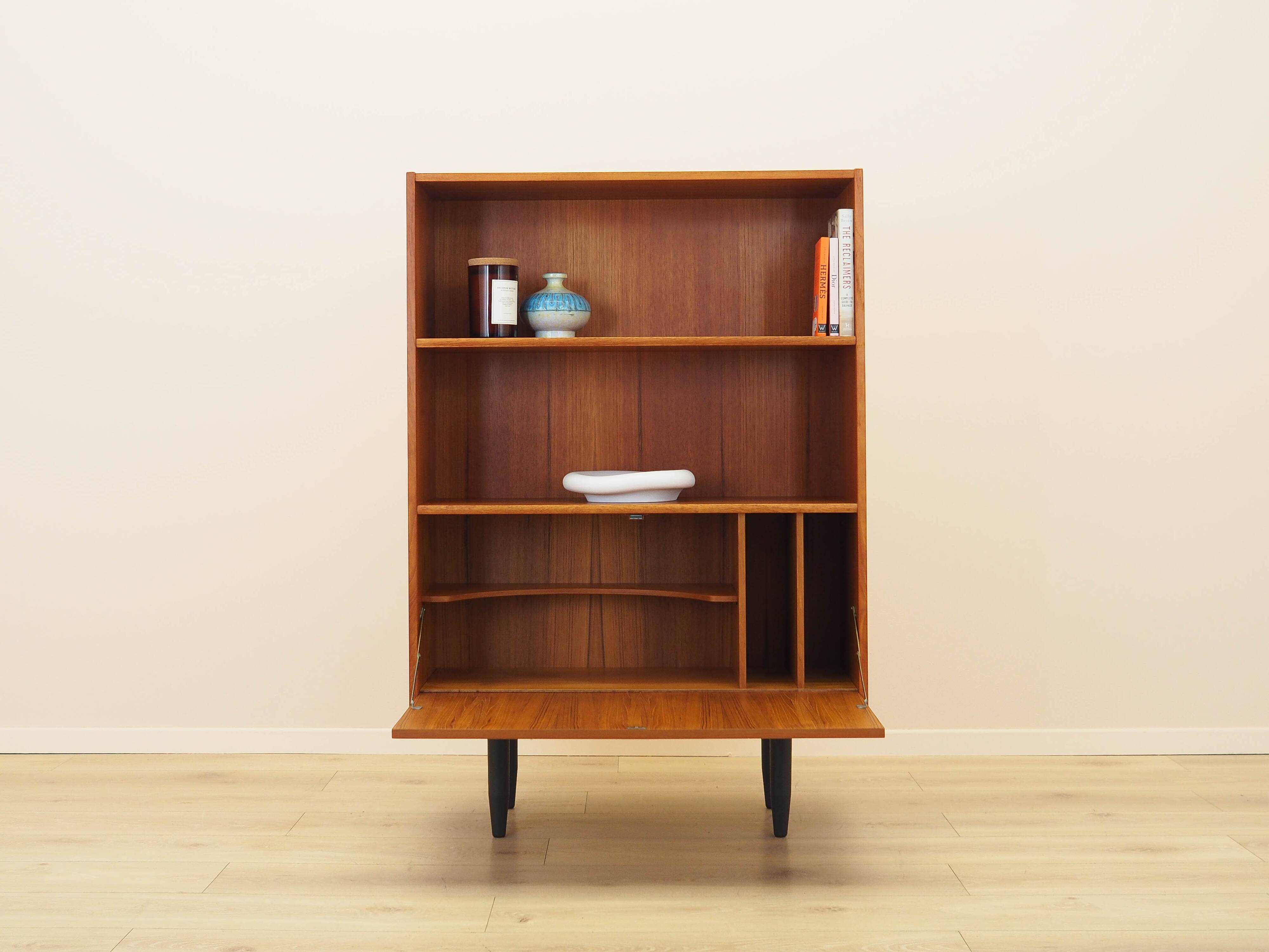 Teak bookcase, Danish design, 1970s, made in Denmark