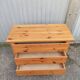 Old chest of drawers 3 drawers in vintage pine wood