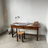 Table de ferme en chêne XVIIIème
