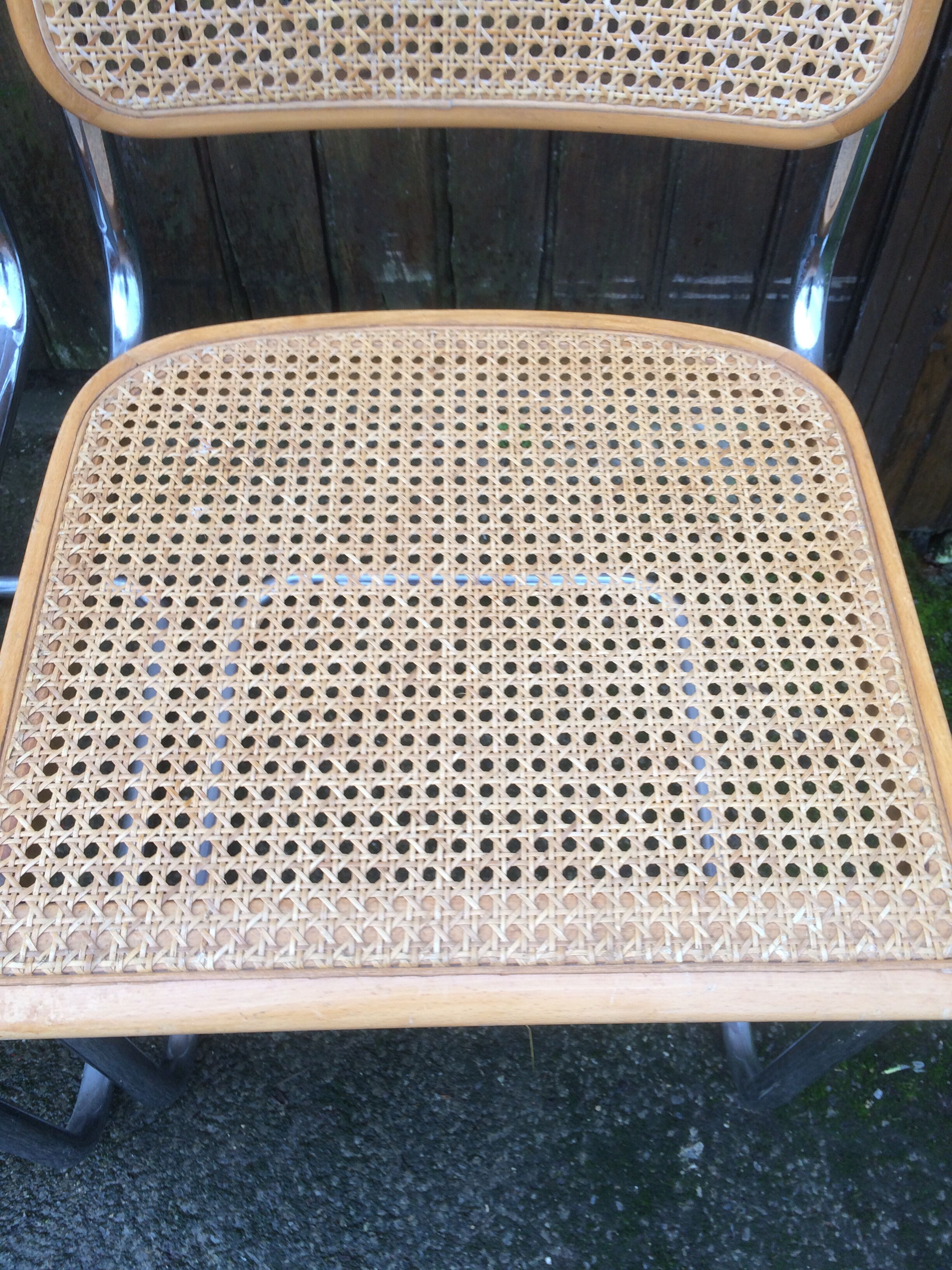 Lot de 4 chaises Breuer cesca B32