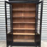Lacquered oak bookcase 1860