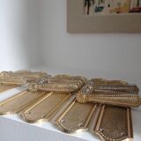 Gold door handles