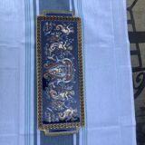 Plat à cake faience gien