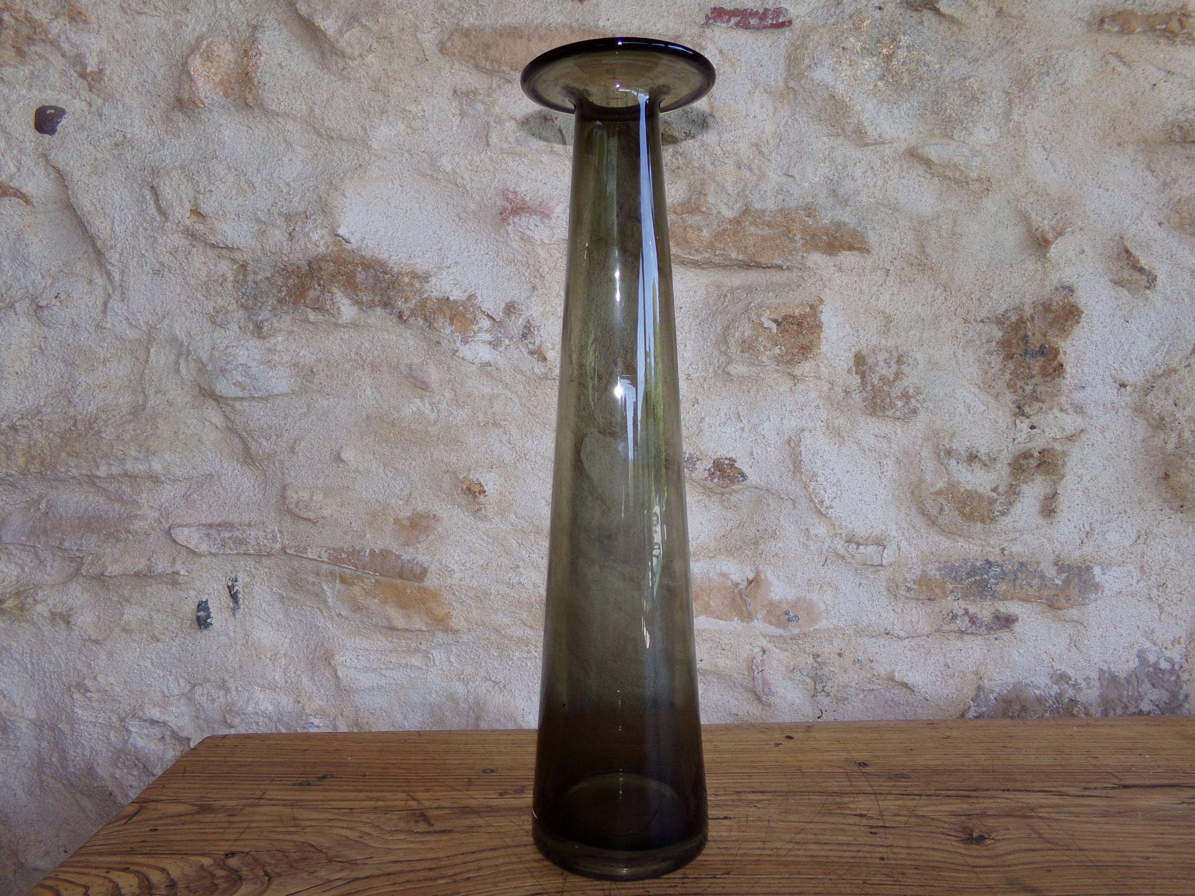 Smoked glass vase Habitat