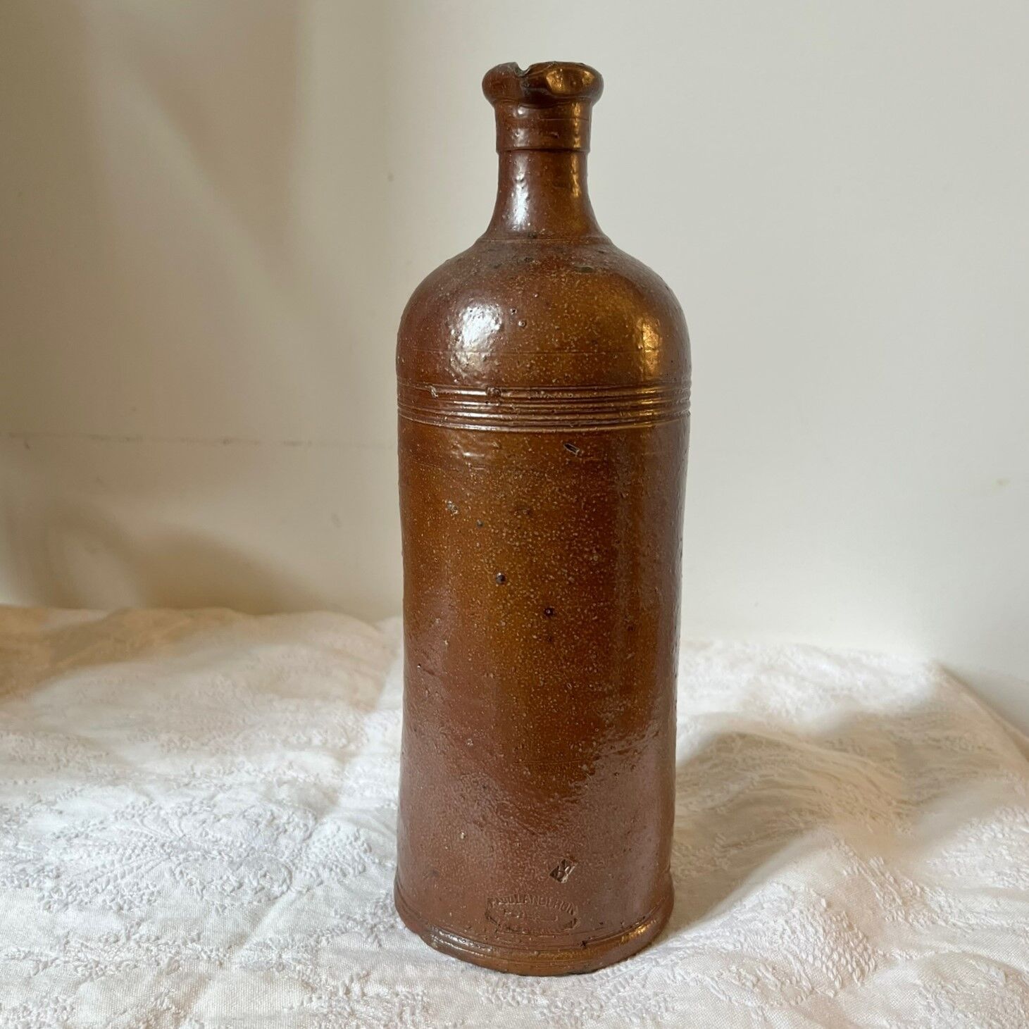 Bottle in glazed stoneware Paul Langeron Pont-des-Vernes