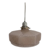Suspension en verre rose, 1930