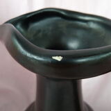 Black ceramic pitcher Vallauris by Lunetta