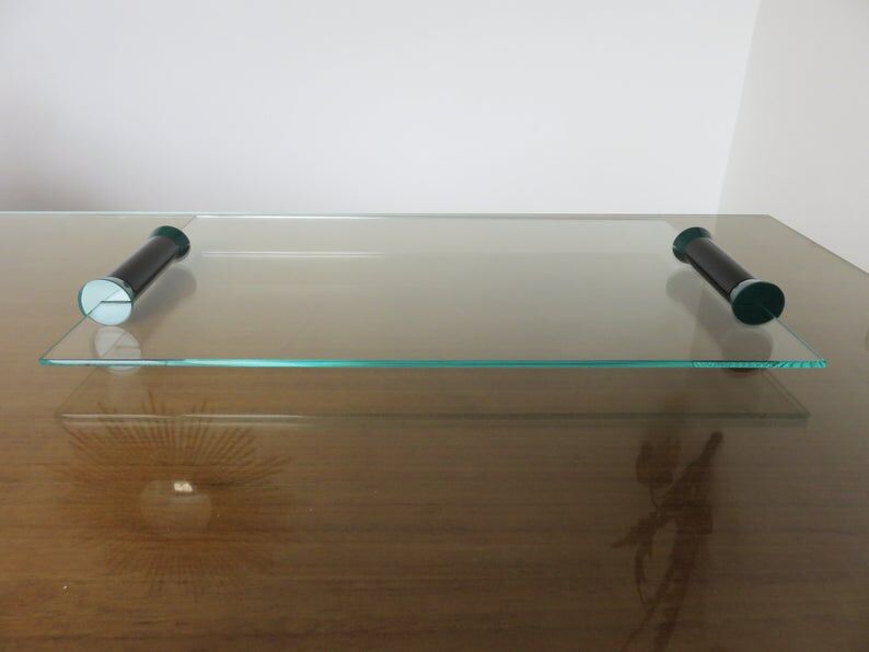 Glass top and polycarbonate 80s era Memphis