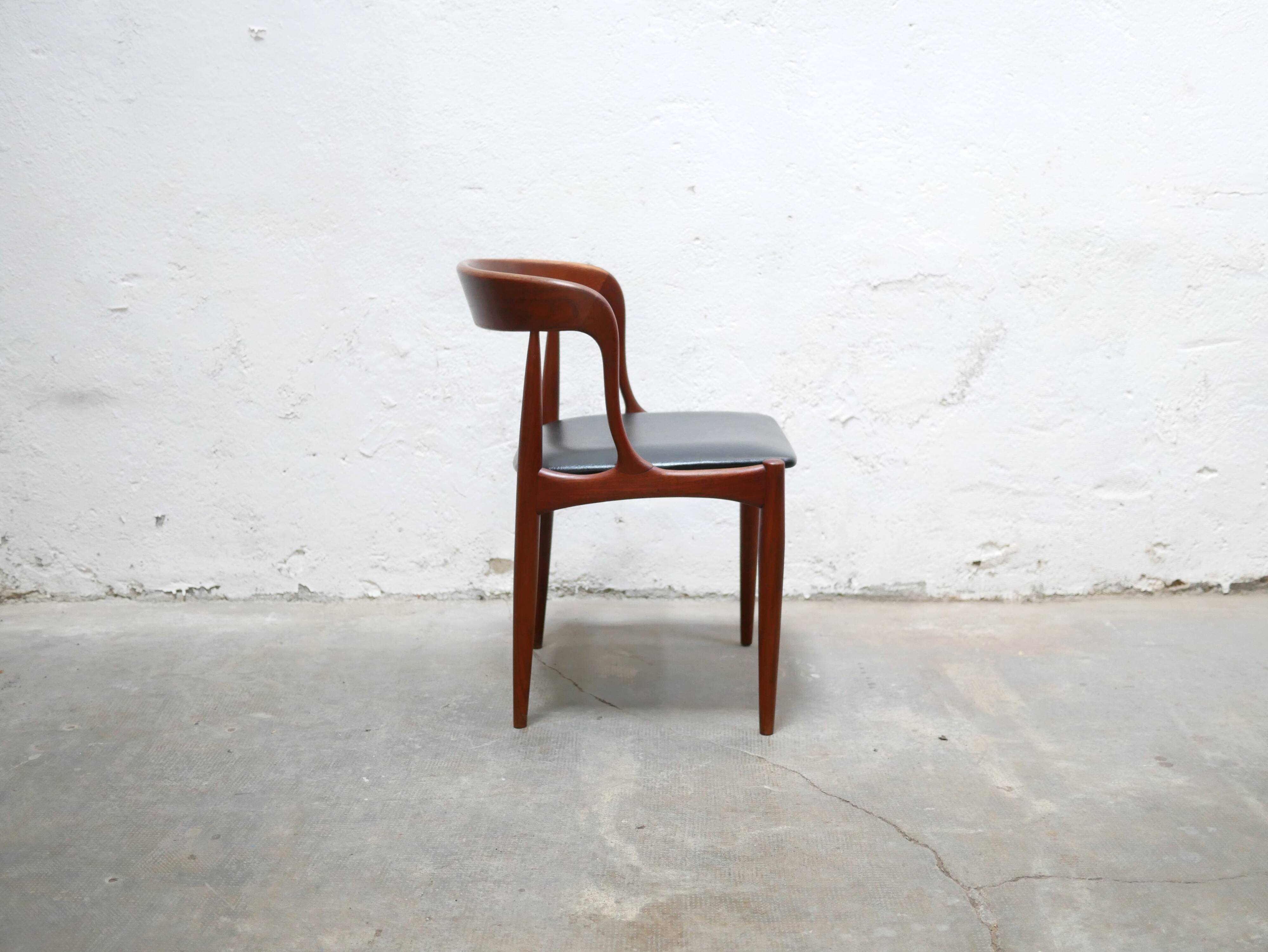Scandinavian teak chair by J. Andersen for Uldum Mobelfabrik