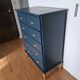 Rød Sødgren chest of drawers blue glove 4