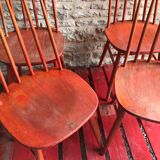 Set of 4 vintage 1960's scandinavian