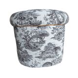 Club armchair toile de jouy