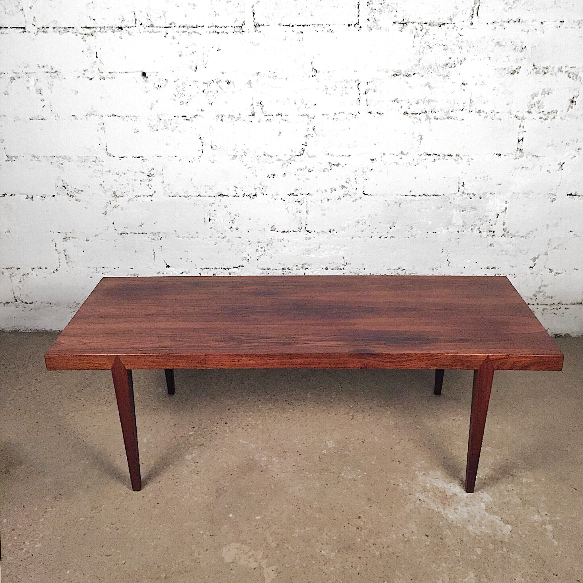 Severin Hansen rosewood coffee table for Haslev