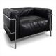 Fauteuil modèle LC3 Le Corbusier Charlotte Perriand pour Cassina