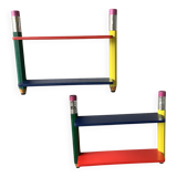 Pierre Sala style 80's wall shelves