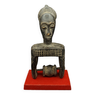 Art Premier "Baoulé" Ancienne Poulie de Métier à tisser - Bois - Côte d'Ivoire