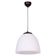 Mid-Century Modern Pendant Light in Chrome and Steel with Opal Glass, Czech, 1960s