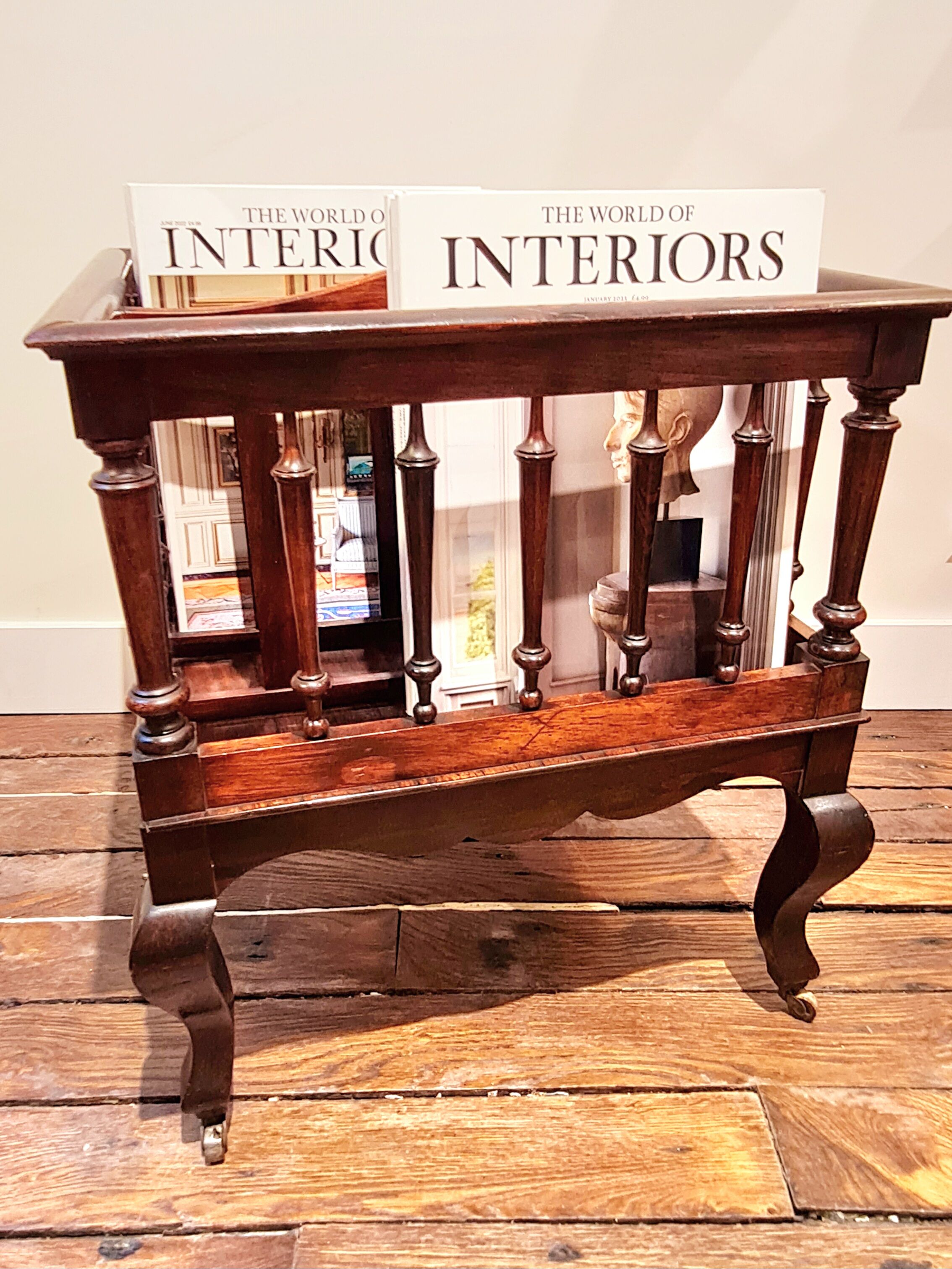 English magazine holder nineteenth century