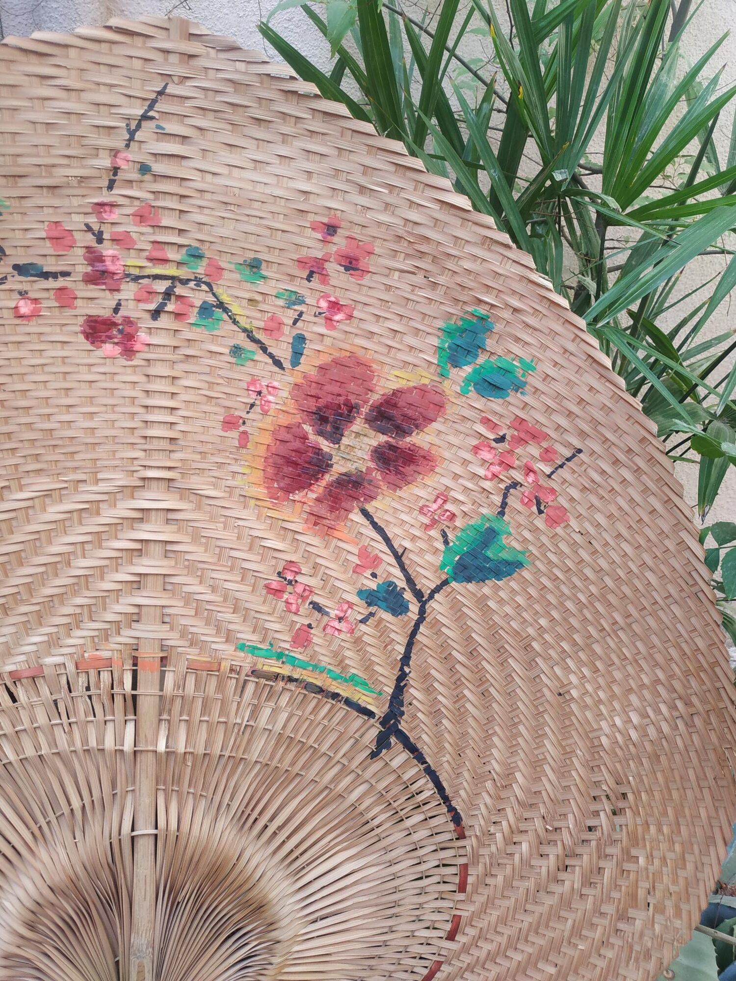 Chinese wall event in vintage bamboo