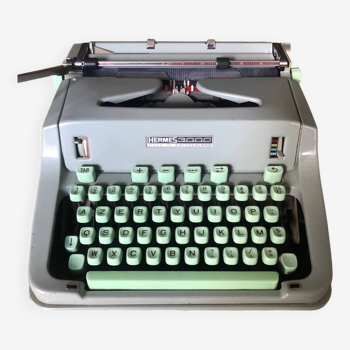 Vintage Hermes 3000 typewriter, Switzerland