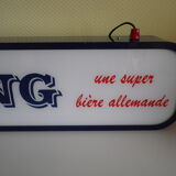 Enseigne lumineuse "Neufang"  pour décoration de barvAnnées 70