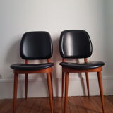 Set of 2 Baumann Pegase model chairs