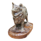 Sculpture chien Jean Langlade