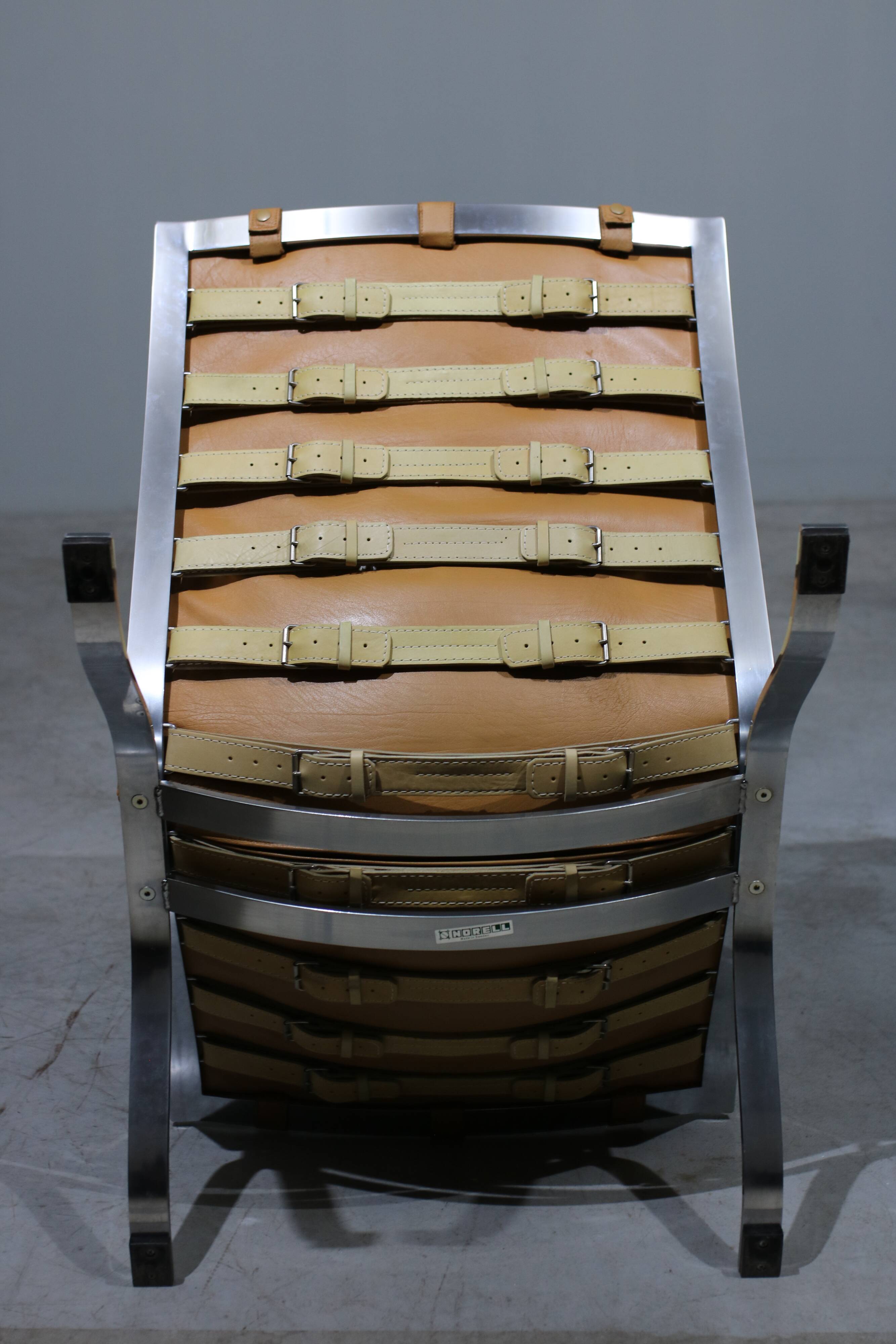 Lounge Chair and Ottoman from Arne Norell Ab, 1960s