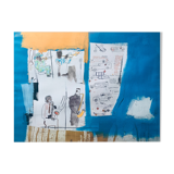 Art poster by Jean-Michel Basquiat " Worthy Constituents "1986 60X80cm