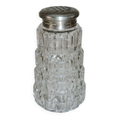 Saupoudreuse/sucrier en verre