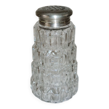 Saupoudreuse/sucrier en verre