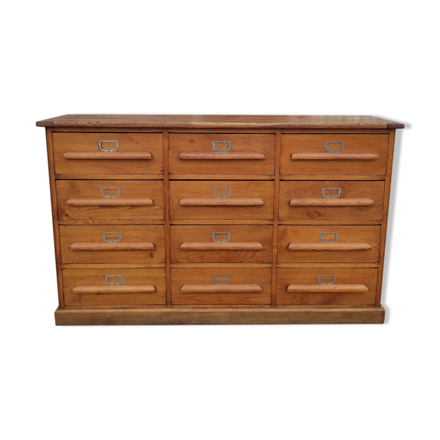 Trade furniture with 12 drawers in gilded oak