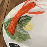 Plat de service barbotine