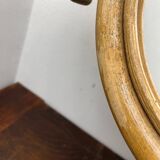 Vintage rattan mirror