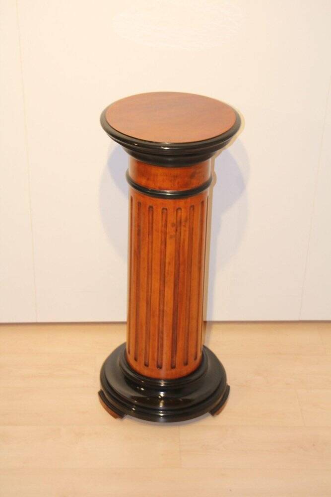 Neoclassical Rotating Pedestal in Beech Wood, Germany, 1920s