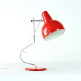Lampe de table Lidokov L193 du milieu du siècle par Josef Hurka en métal rouge, Tchécoslovaquie, années 1960