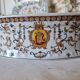 Hand-painted Toussi Court plate or tray and planter set