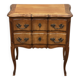 Louis XV style chest of drawers in cherry wood