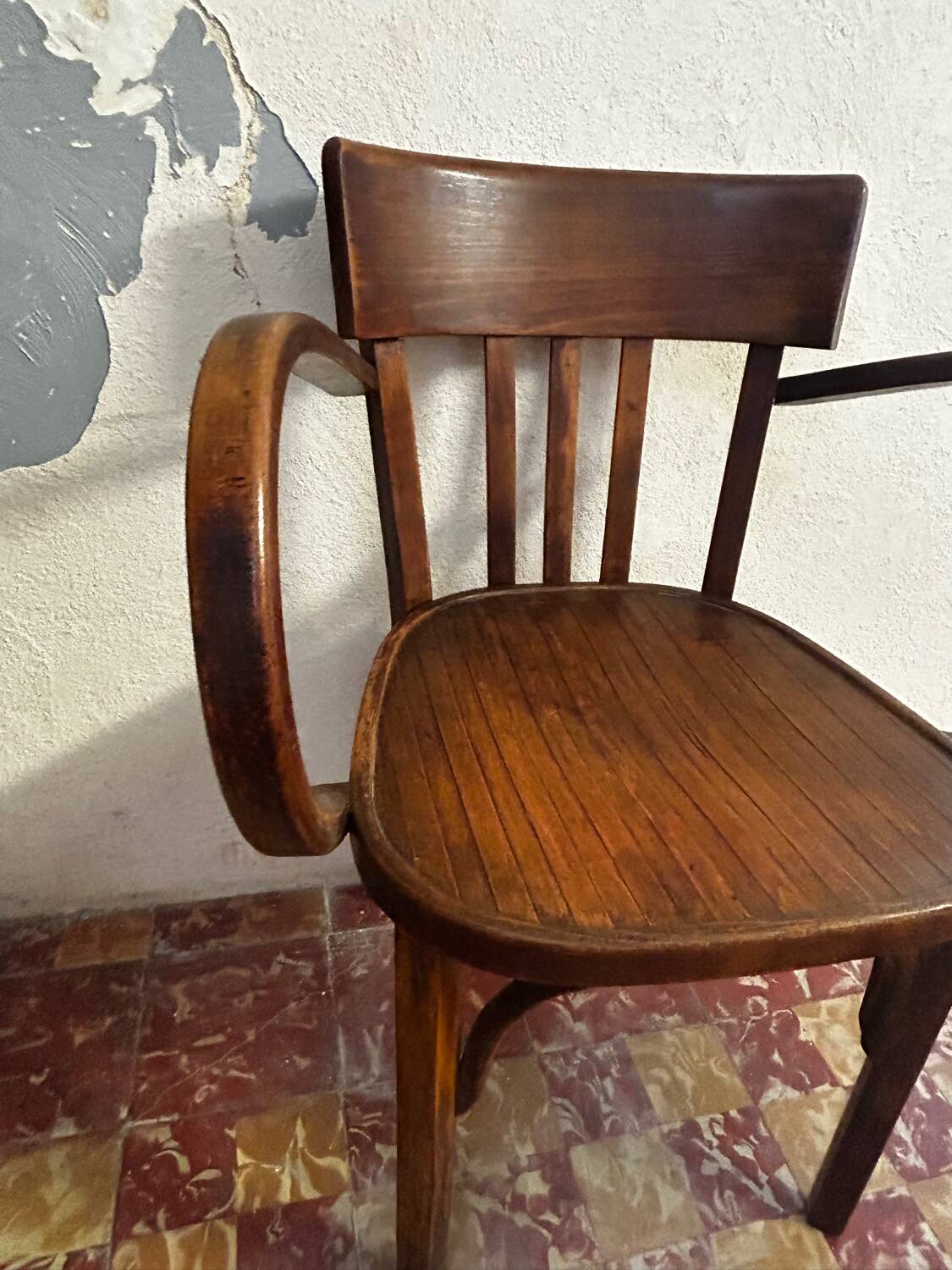 Antique bentwood bistro chair