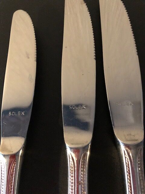 3 Solex brand knives, Perle model