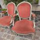 Paire de fauteuils d'époque Louis XV