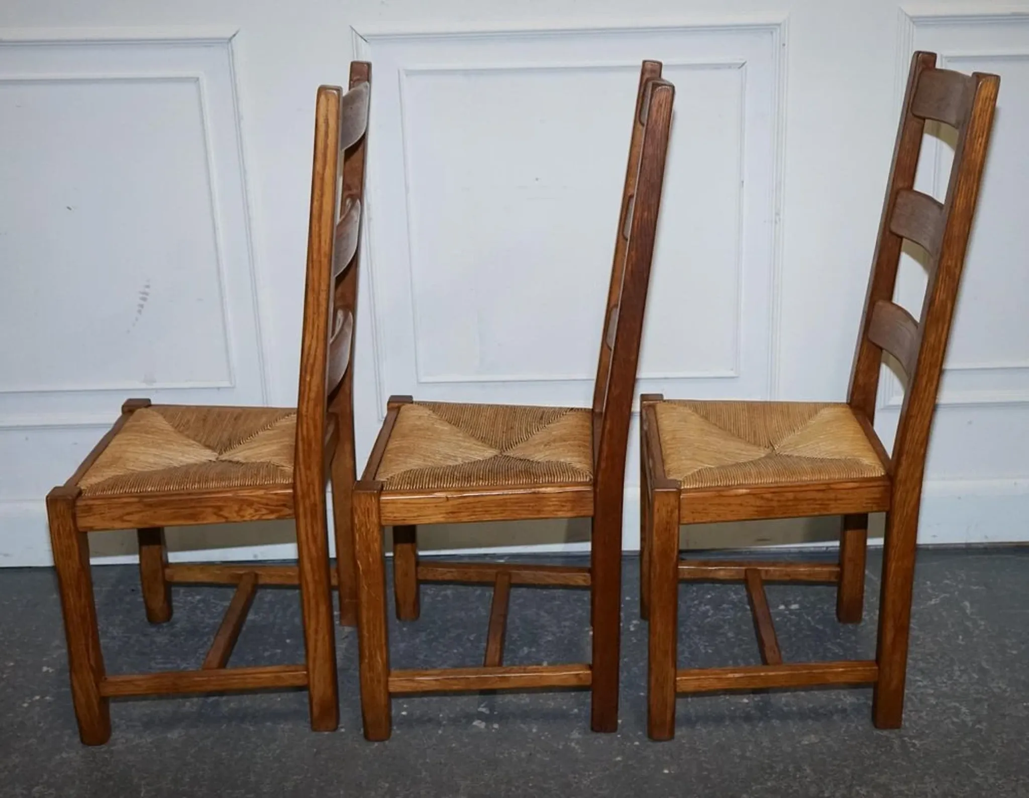 Vintage Dining Chairs, France, 1950s, Set of 6