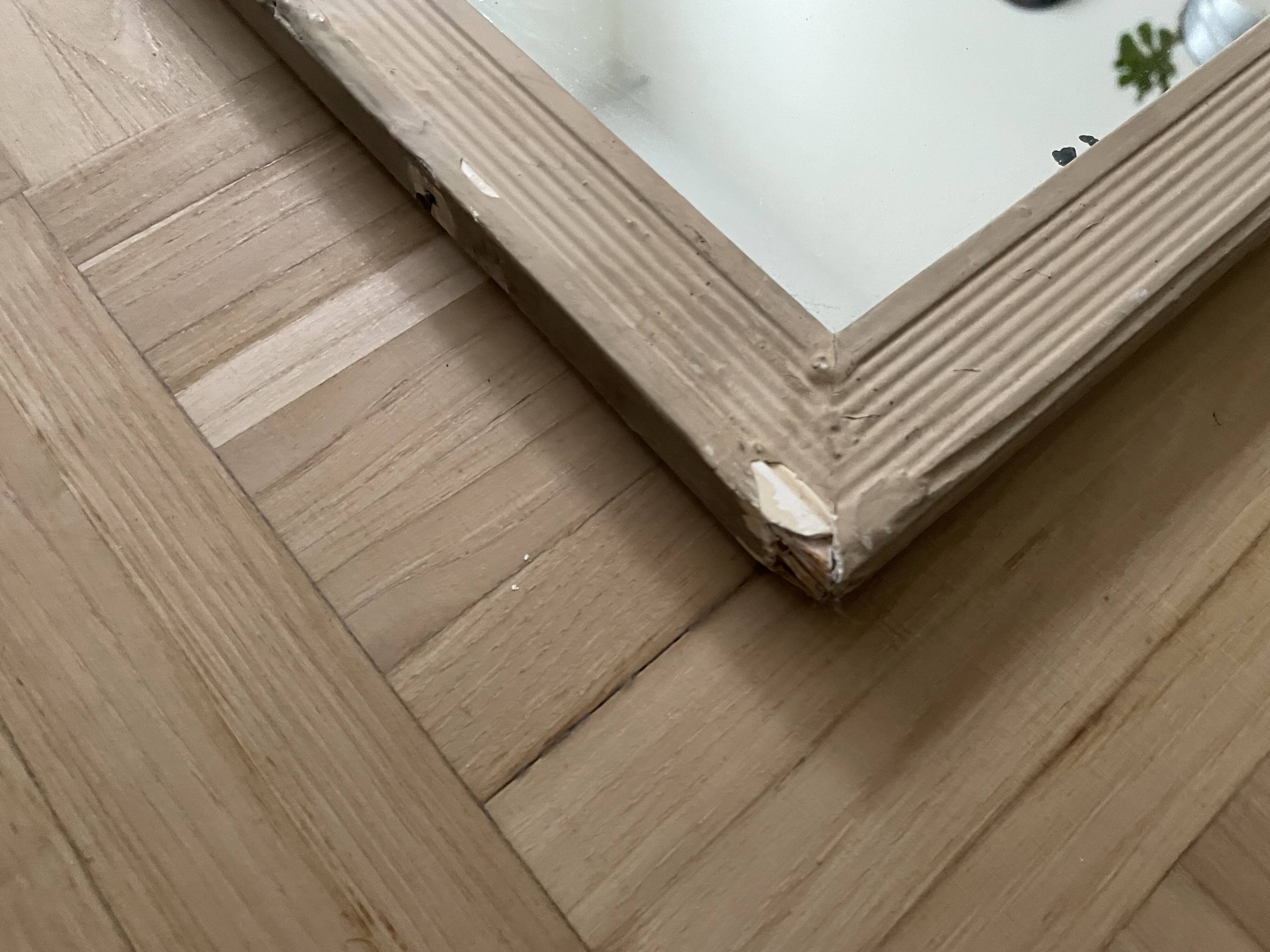 Old wooden mirror 50x71cm