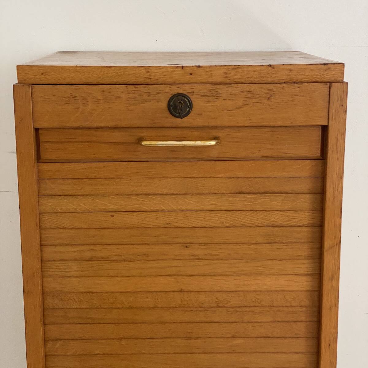 Notary desk with curtain from the 1960s